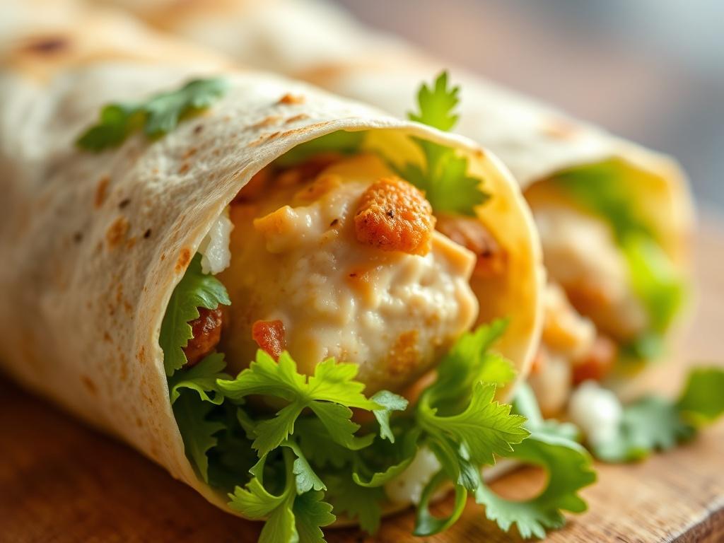 Easy and Refreshing Chicken Caesar Wraps