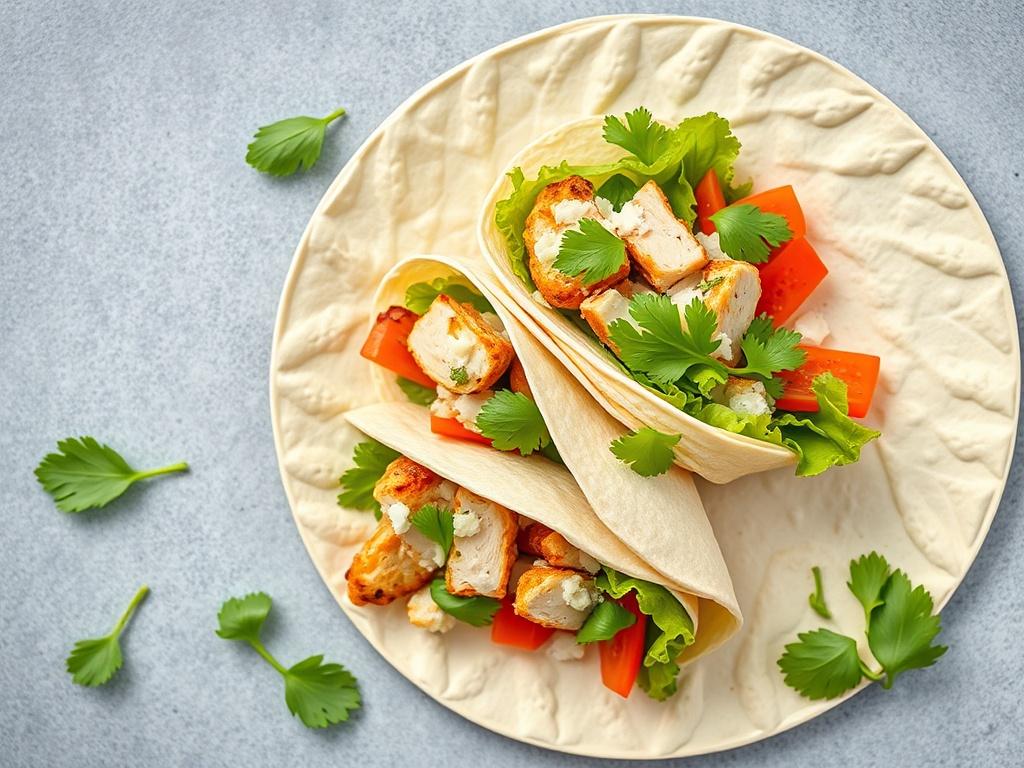Easy and Refreshing Chicken Caesar Wraps