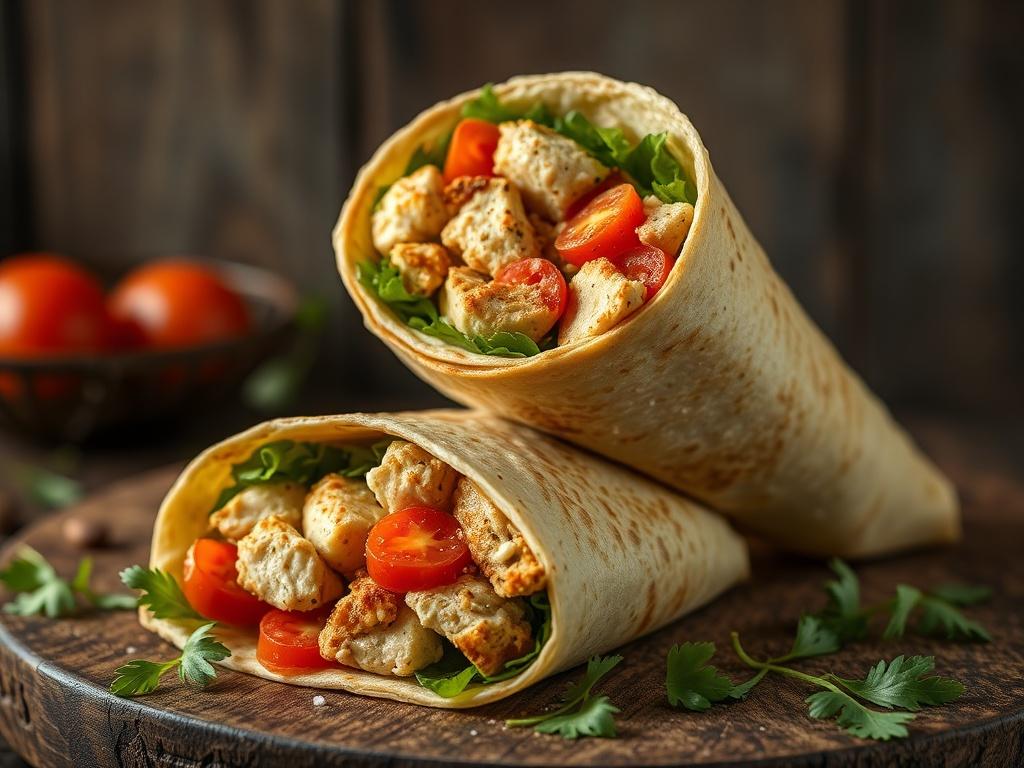 Quick and Savory Chicken Caesar Wraps Recipes