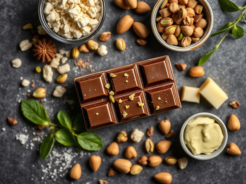 Dubai Chocolate Bar with Pistachio Cream