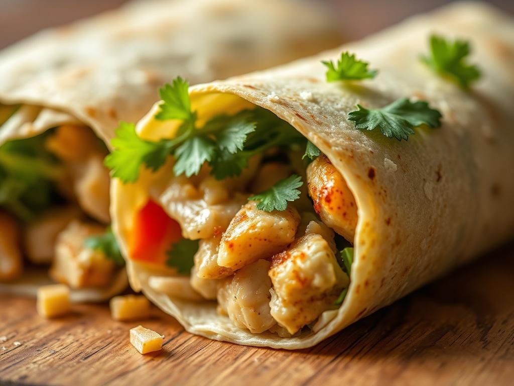 Easy Homemade Chicken Caesar Wraps Recipe