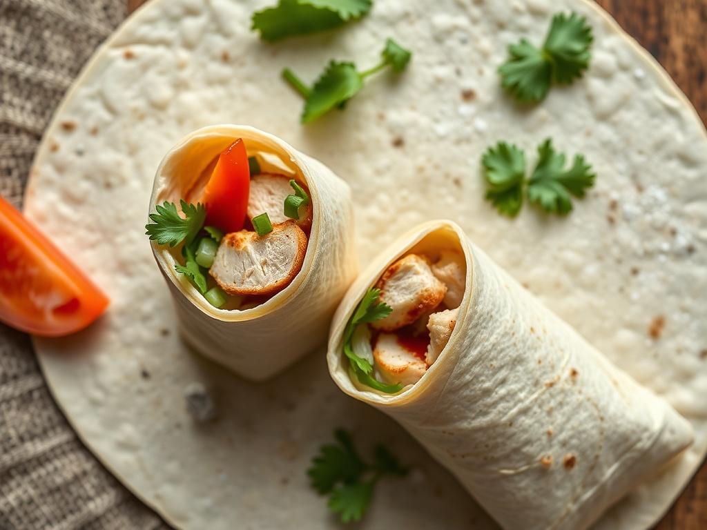 Easy Homemade Chicken Caesar Wraps Recipe