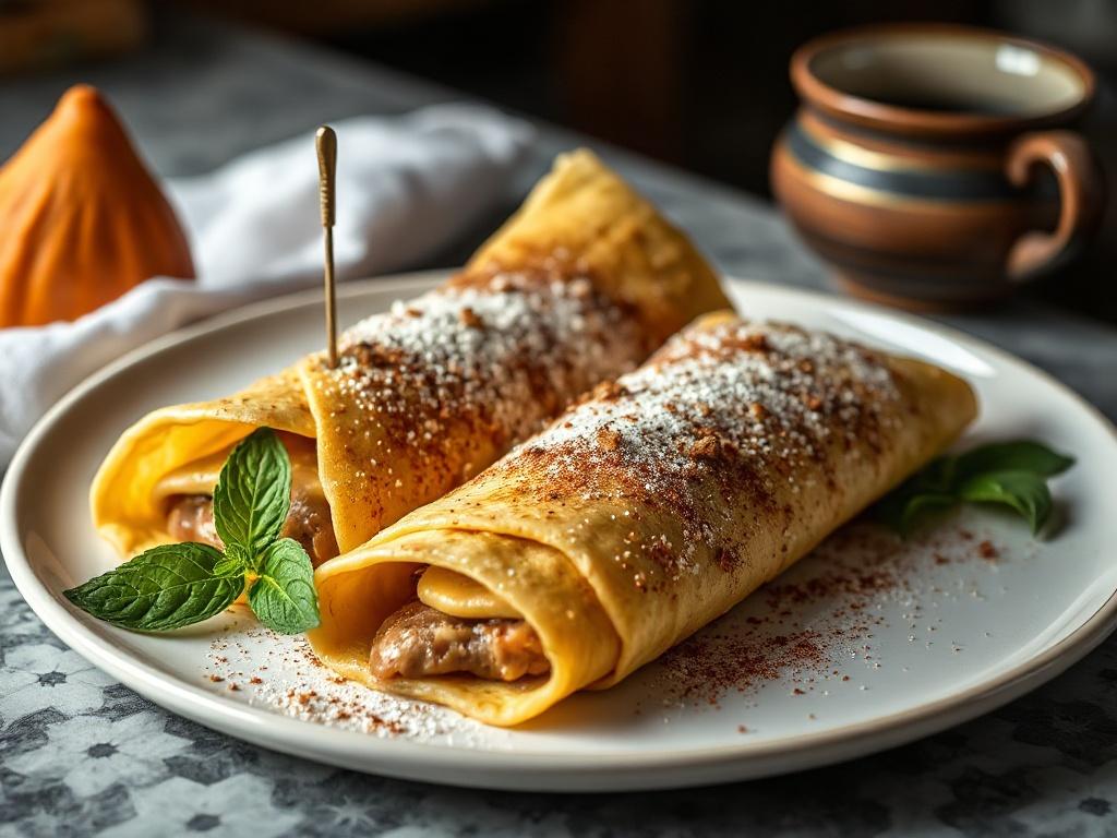 Viral El Mordjene Filled Crepes
